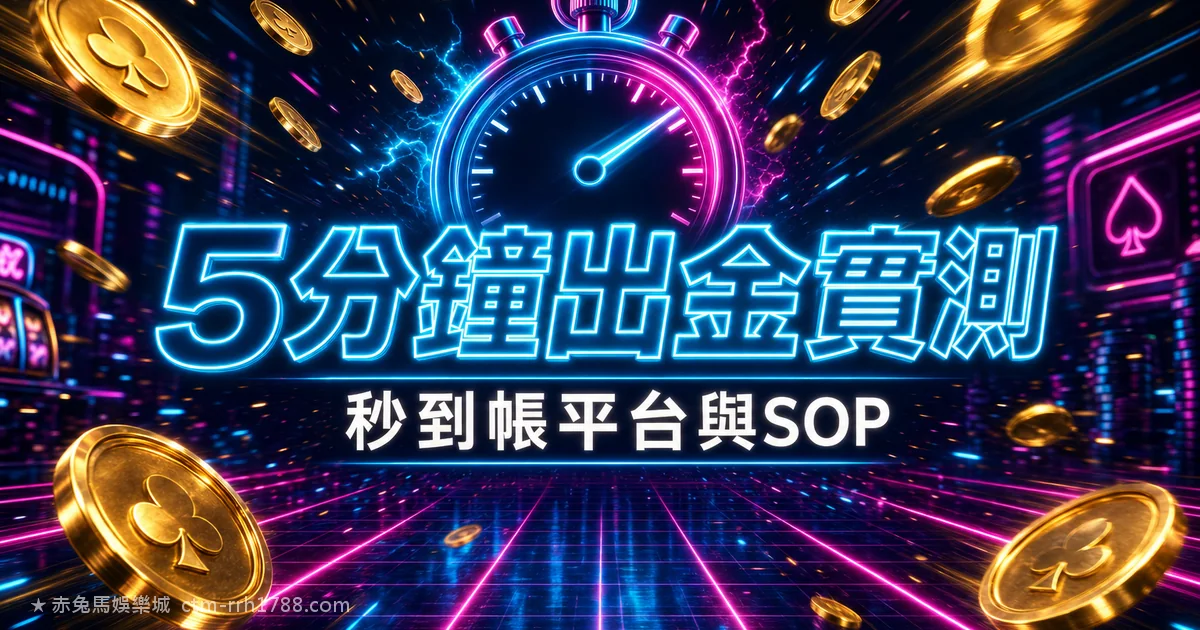 娛樂城 5 分鐘出金實測：2026 秒到帳平台 + 提領 SOP