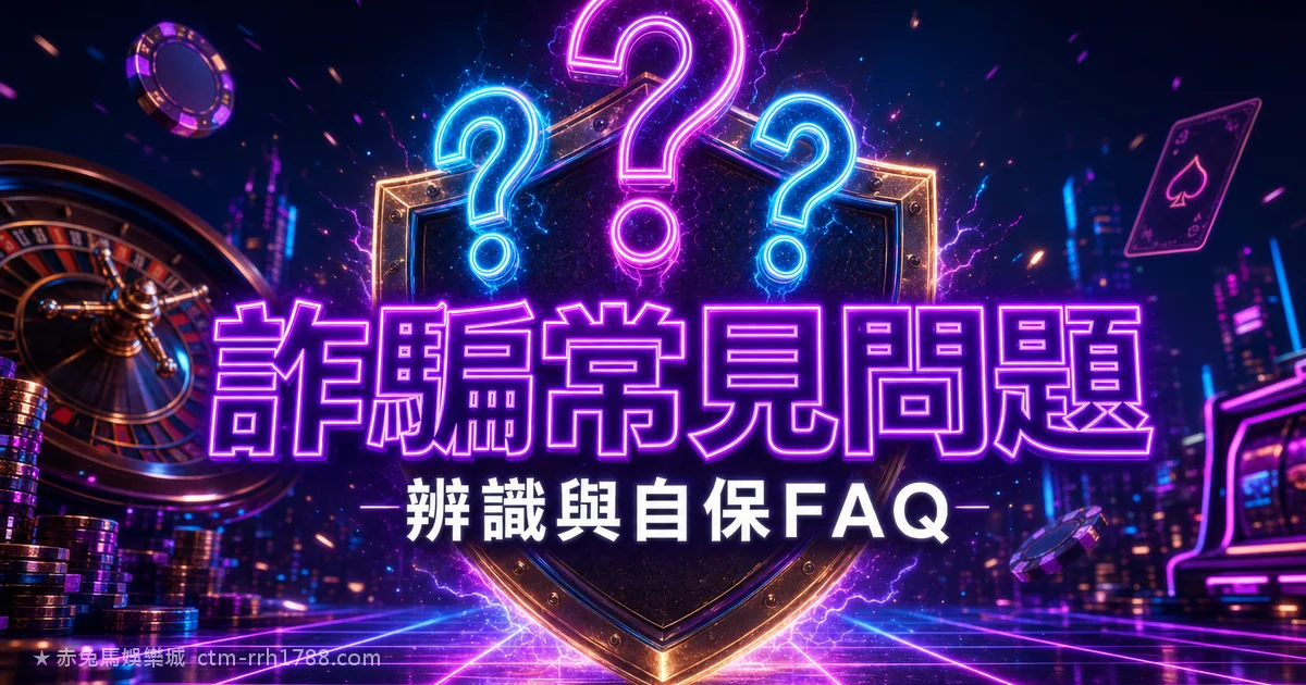 娛樂城詐騙常見問題懶人包｜手法辨識與自保FAQ