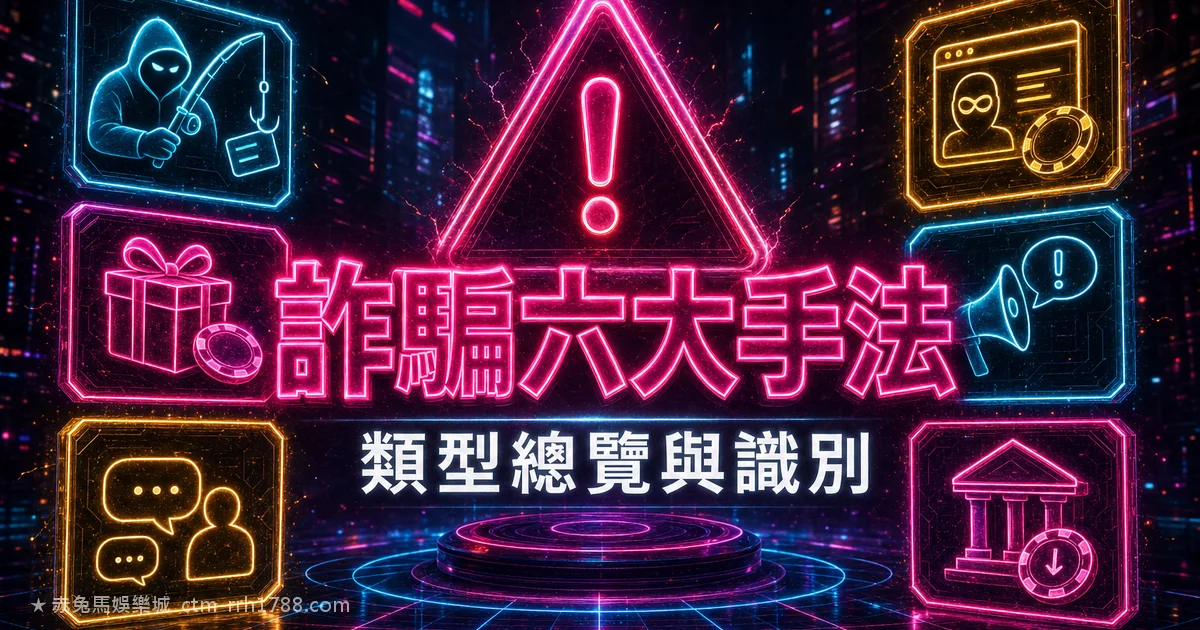 2026娛樂城詐騙手法6大類型總覽與識別