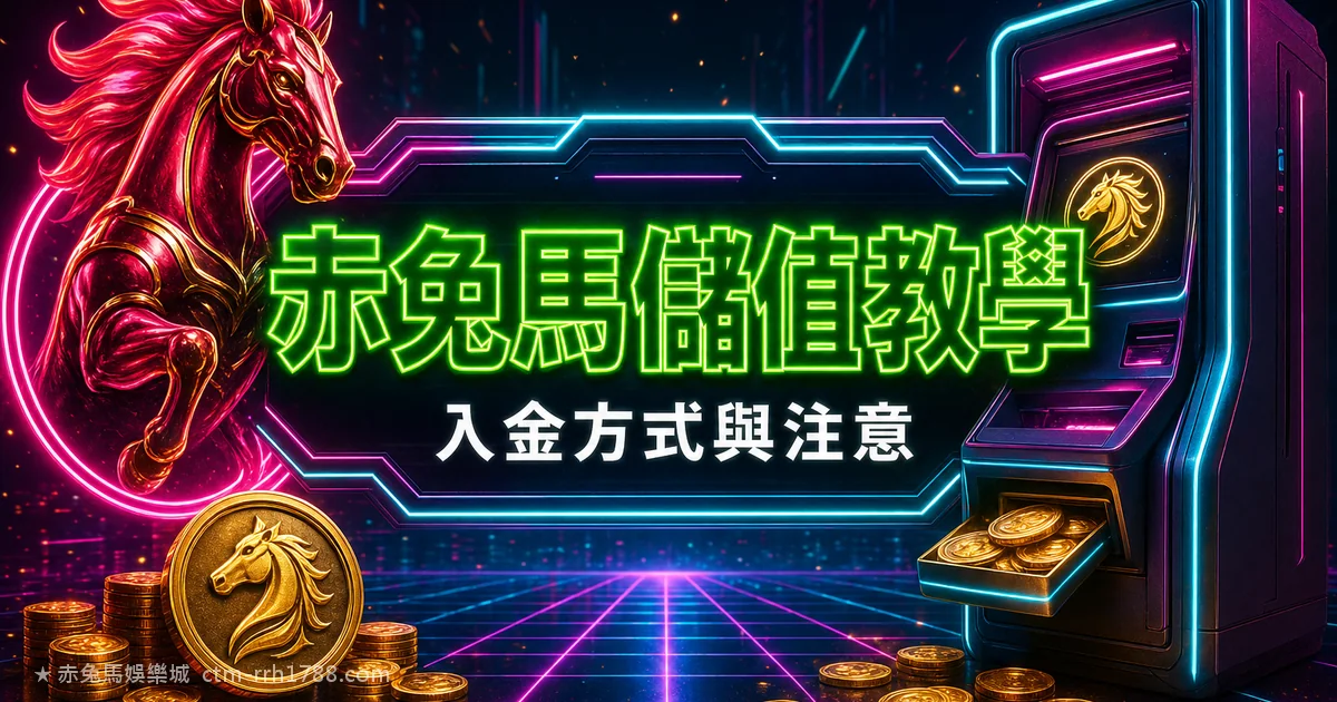 赤兔馬娛樂城儲值教學:入金方式與注意事項