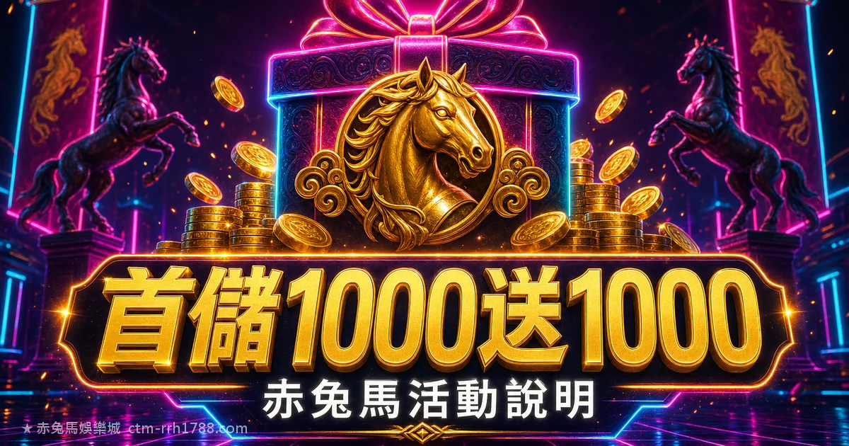 赤兔馬娛樂城首儲1000送1000領取步驟