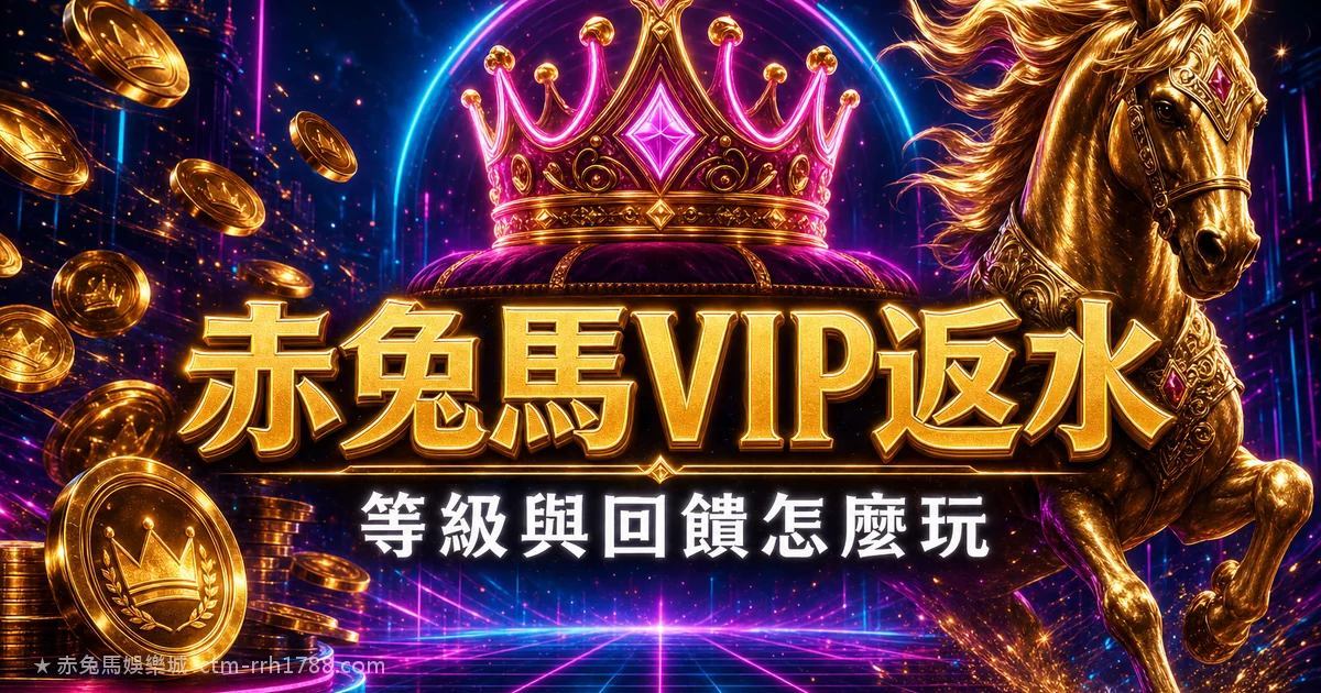赤兔馬娛樂城 返水 VIP 等級與回饋怎麼玩?