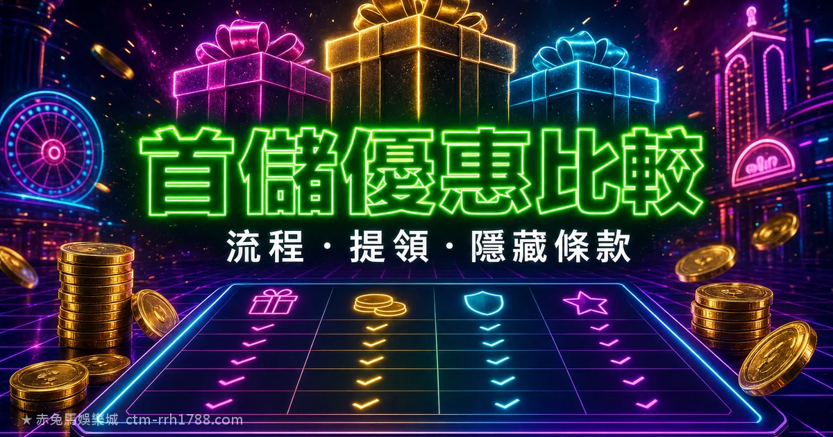 娛樂城首儲怎麼選？首儲優惠比較與提領上限