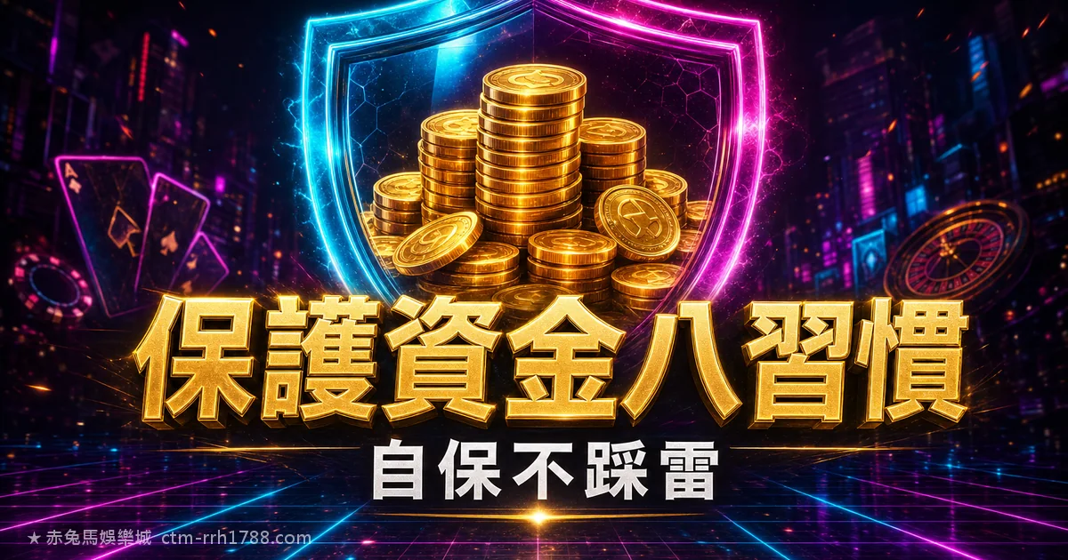 玩娛樂城保護資金的 8 個習慣｜自保不踩雷