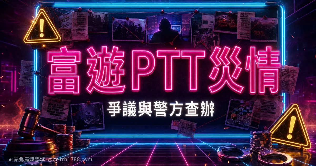 富遊娛樂城 PTT 災情整理：玩家爭議與警方破獲事件 2026