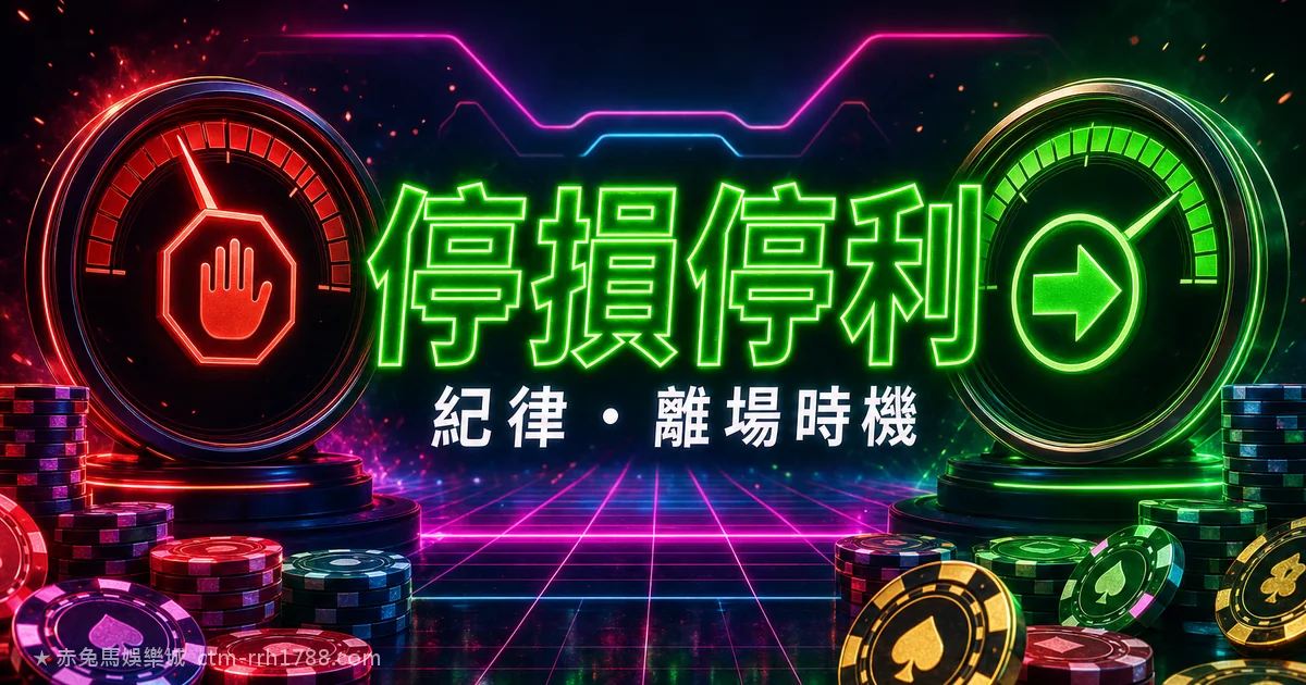 娛樂城停損停利完整教學：設好門檻、克服凹單心魔