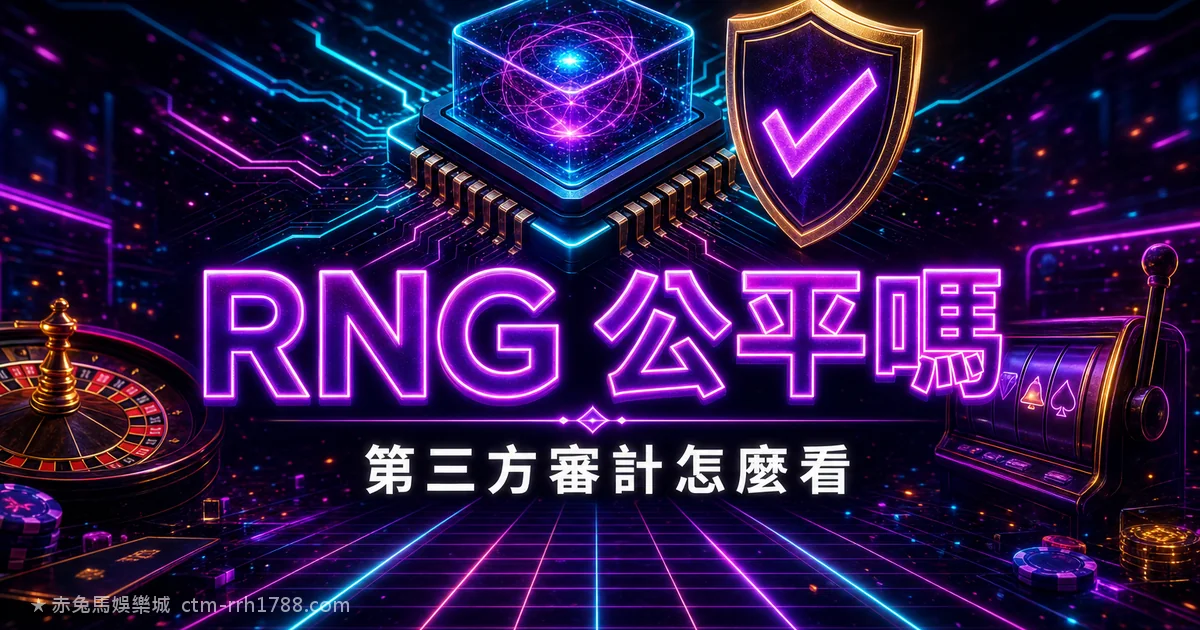 RNG 是什麼？娛樂城遊戲公平嗎？第三方審計怎麼看